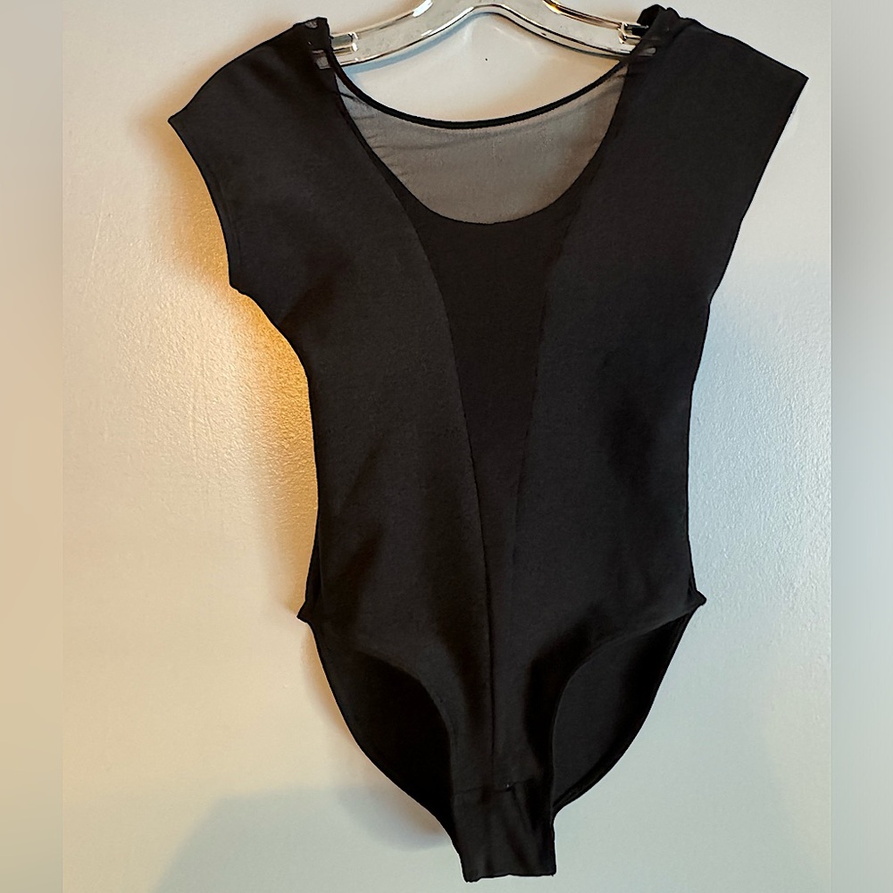American Apparel Sheer Cutout BodySuit